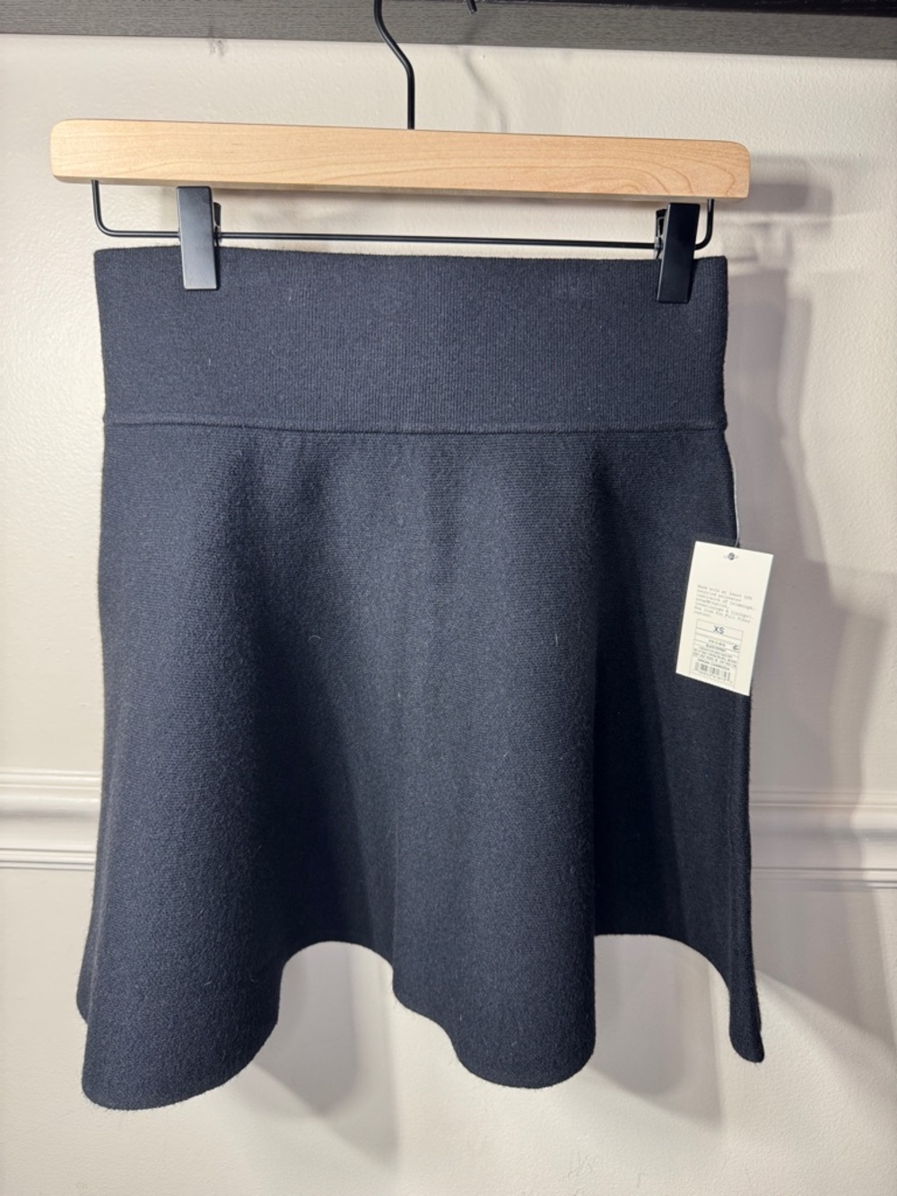 NWT A New Day Black Skater Sweater Mini Skirt - Size XS